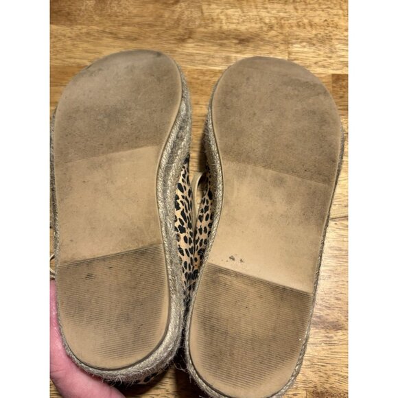 CORKYS Boutique Espadrille Leopard Sneakers Boho Animal Quiet Luxury Size 6 - Picture 7 of 8